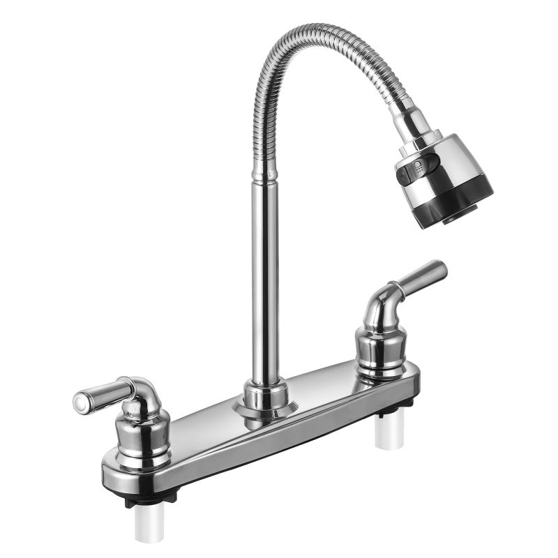 JAKARDA RV Kitchen Faucet Non-Metallic, Flexible Spout for Campers, Motorhomes, Travel Trailers - Image 1